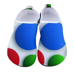 Abstract Dots Colorful Men s Sock-style Water Shoes by nateshop