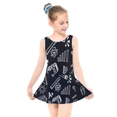 Knowledge Drawing Education Science Kids  Skater Dress Swimsuit by Proyonanggan