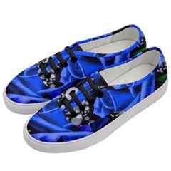 Blue Rose Bloom Blossom Women s Classic Low Top Sneakers by Proyonanggan
