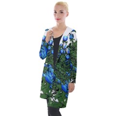 Flowers Roses Rose Nature Bouquet Hooded Pocket Cardigan by Proyonanggan