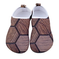 Wooden Triangles Texture, Wooden ,texture, Wooden Men s Sock-style Water Shoes by nateshop