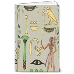 Egyptian Man Artifact Royal 8  X 10  Softcover Notebook by Proyonanggan