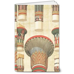 Egyptian Architecture Column 8  X 10  Softcover Notebook by Proyonanggan