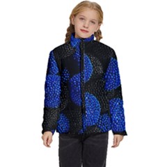 Berry, One,berry Blue Black Kids  Puffer Bubble Jacket Coat by nateshop