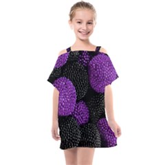 Berry,raspberry, Plus, One Kids  One Piece Chiffon Dress by nateshop