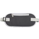 Gray, Color, Background, Monochrome, Minimalism Rounded Waist Pouch View1