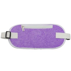 Purple Paper Texture, Paper Background Rounded Waist Pouch by nateshop