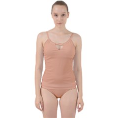 Peach Fuzz 2024 Cut Out Top Tankini Set by dressshop