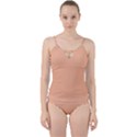 Peach Fuzz 2024 Cut Out Top Tankini Set View1