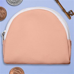 Peach Fuzz 2024 Horseshoe Style Canvas Pouch by dressshop