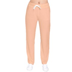 Peach Fuzz 2024 Women Velvet Drawstring Pants by dressshop