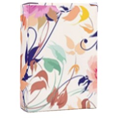 Abstract Floral Background Playing Cards Single Design (rectangle) With Custom Box by nateshop