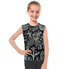 Weave Haeckel Lichenes Photobionten Kids  Mesh Tank Top by Cemarart