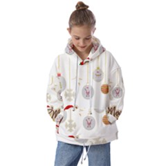 Merry Christmas  Kids  Oversized Hoodie by bego