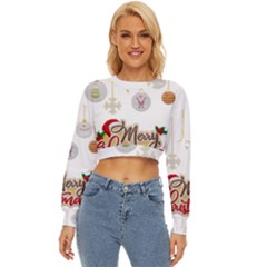 Merry Christmas  Lightweight Long Sleeve Sweatshirt by bego