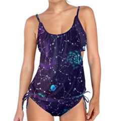 Realistic Night Sky With Constellations Tankini Set by Cemarart