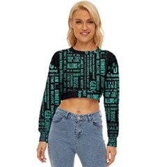 Tardis Doctor Who Technology Number Communication Lightweight Long Sleeve Sweatshirt by Cemarart