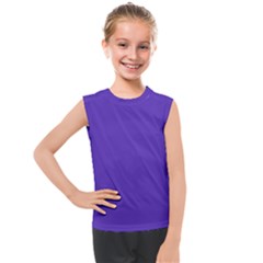 Ultra Violet Purple Kids  Mesh Tank Top by bruzer