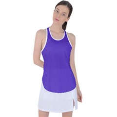 Ultra Violet Purple Racer Back Mesh Tank Top by bruzer