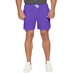 Ultra Violet Purple Men s Runner Shorts by bruzer