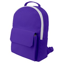 Ultra Violet Purple Flap Pocket Backpack (small) by Patternsandcolors