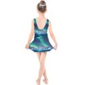 Aurora Borealis Kids  Skater Dress Swimsuit View2