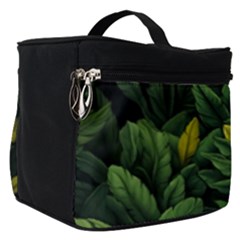 Banana Leaves Make Up Travel Bag (small) by goljakoff