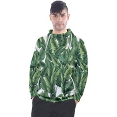 Green Banana Leaves Men s Pullover Hoodie by goljakoff