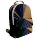 Colorful Centroid Line Stroke Flap Pocket Backpack (Large) View2