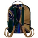 Colorful Centroid Line Stroke Flap Pocket Backpack (Large) View3