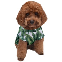 Tropical Leaves Dog T-shirt by goljakoff