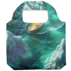 Dolphin Sea Ocean Foldable Grocery Recycle Bag by Cemarart