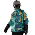 Moon Moonlit Forest Fantasy Midnight Men s Zip Ski and Snowboard Waterproof Breathable Jacket View2