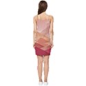 Mountains Sunset Landscape Nature Summer Tie Front Dress View2