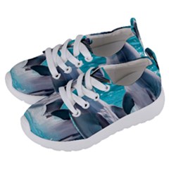 Dolphins Sea Ocean Kids  Lightweight Sports Shoes by Cemarart