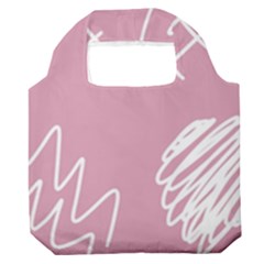 Elements Scribble Wiggly Lines Premium Foldable Grocery Recycle Bag by Cemarart