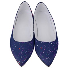 Texture Grunge Speckles Dots Women s Low Heels by Cemarart