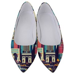 Skyscrapers City Usa Women s Low Heels by Cemarart