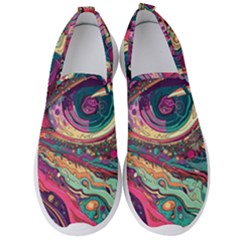 Human Eye Pattern Men s Slip On Sneakers by Grandong