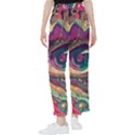 Human Eye Pattern Women s Pants  View1