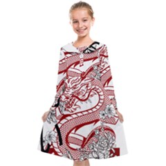 Dragon-6995594 Kids  Midi Sailor Dress by lipli