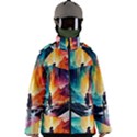 Starry Night Wanderlust: A Whimsical Adventure Men s Zip Ski and Snowboard Waterproof Breathable Jacket View1