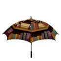 Book Nook Books Bookshelves Comfortable Cozy Literature Library Study Reading Room Fiction Entertain Golf Umbrellas View3