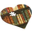 Books Bookshelves Library Fantasy Apothecary Book Nook Literature Study Wooden Puzzle Heart View3