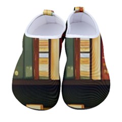 Books Bookshelves Library Fantasy Apothecary Book Nook Literature Study Kids  Sock-style Water Shoes by Grandong