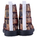 Room Interior Library Books Bookshelves Reading Literature Study Fiction Old Manor Book Nook Reading Men s High-Top Canvas Sneakers View4