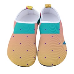 Abstract Geometric Bauhaus Polka Dots Retro Memphis Art Women s Sock-style Water Shoes by Maspions