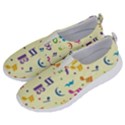 Seamless Pattern Musical Note Doodle Symbol No Lace Lightweight Shoes View2