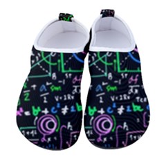 Math Linear Mathematics Education Circle Background Kids  Sock-style Water Shoes by Apen