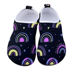 Wallpaper Pattern Rainbow Women s Sock-style Water Shoes by Maspions